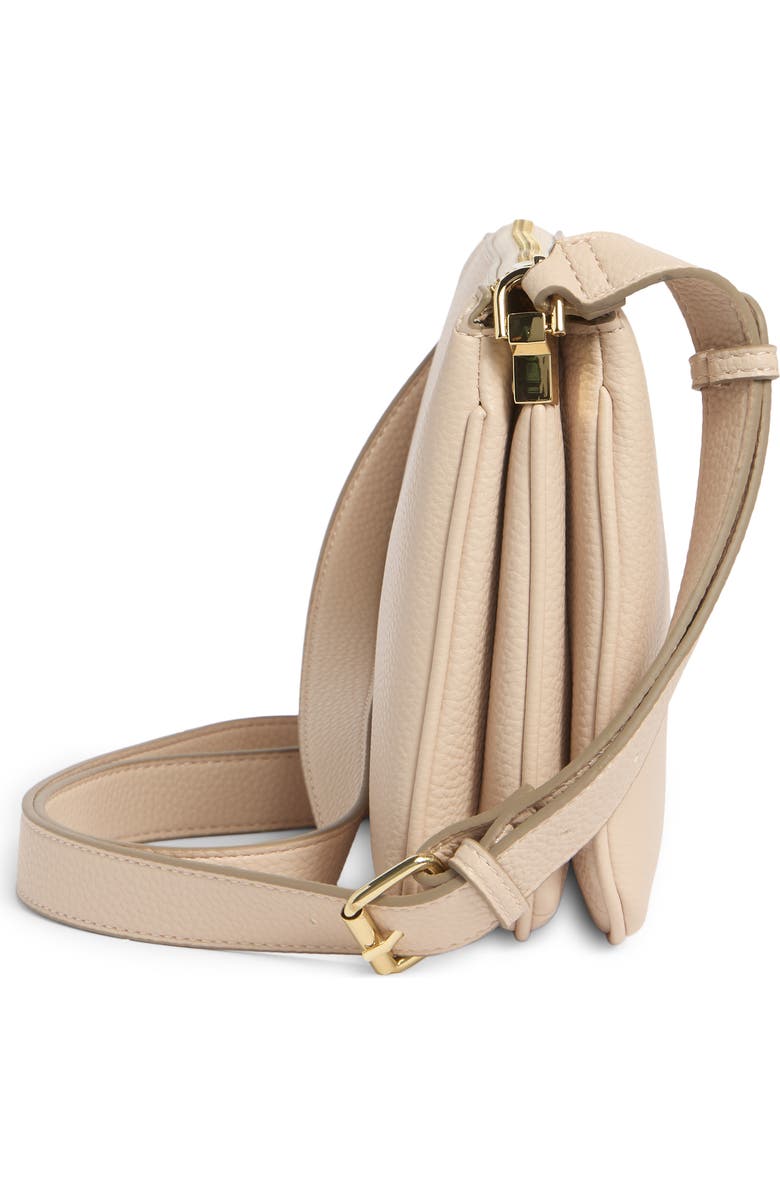 Nanette Lepore Triple Section Crossbody Bag, Alternate, color, Cameo Rose