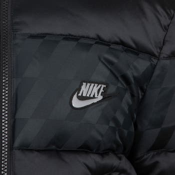 Kids' Jacquard Hazard Stripe Puffer Jacket