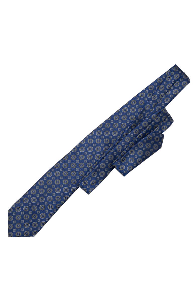 Elizabetta Ercole - Extra Long Silk Jacquard Tie for Men, Alternate, color, Ultramarine Blue