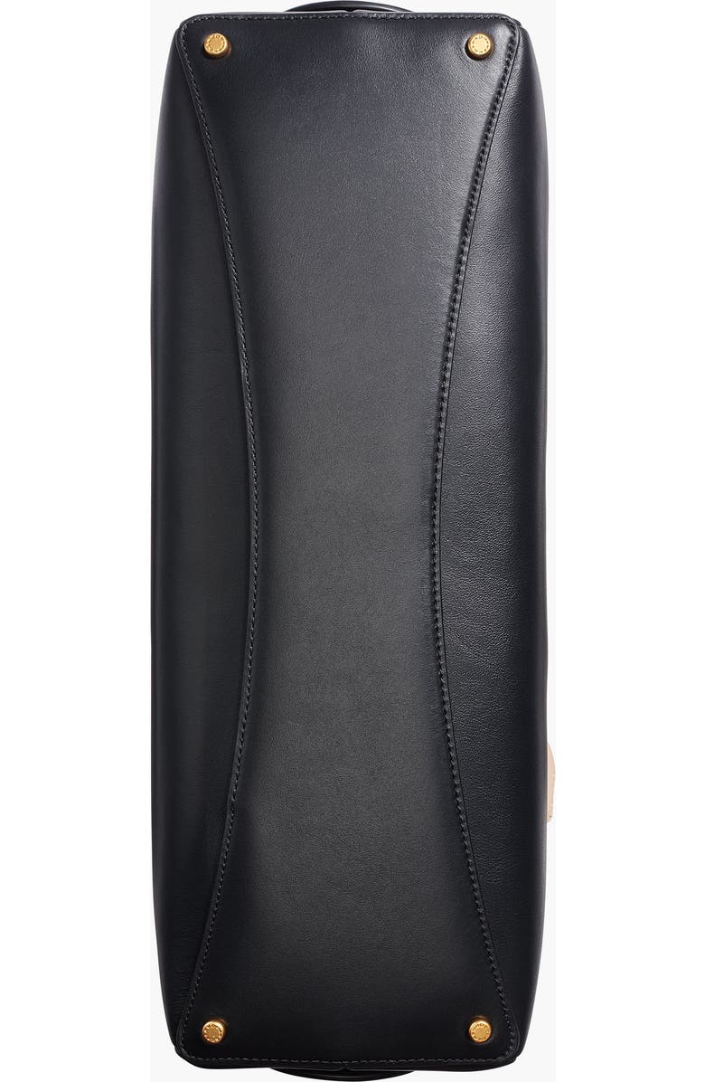 Donna Karan New York Terry Large Shoulder, Alternate, color, Black