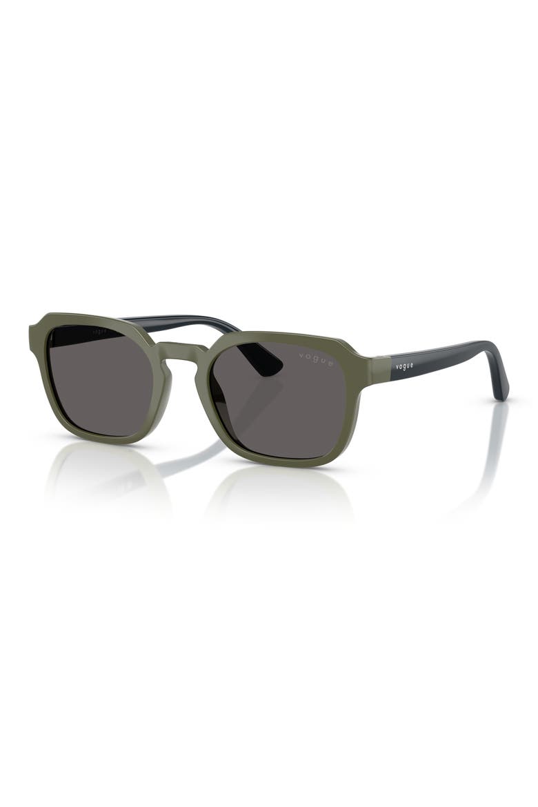 Kids' 46mm Irregular Sunglasses, Alternate, color, GREEN