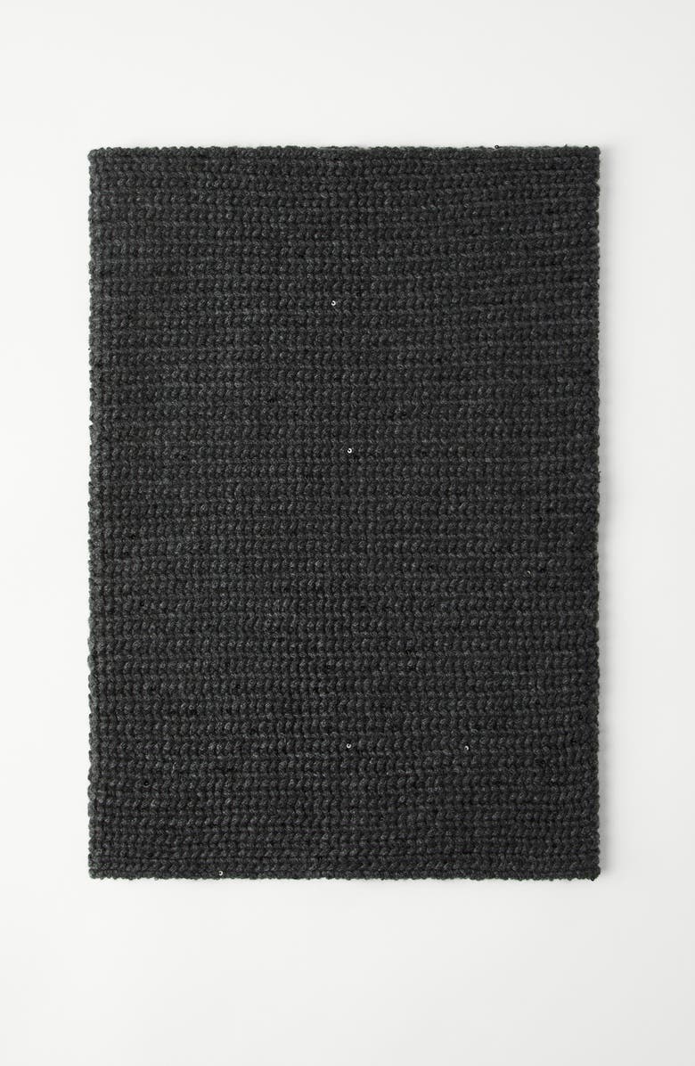 Brunello Cucinelli Dazzling neck warmer, Alternate, color, Dark Grey