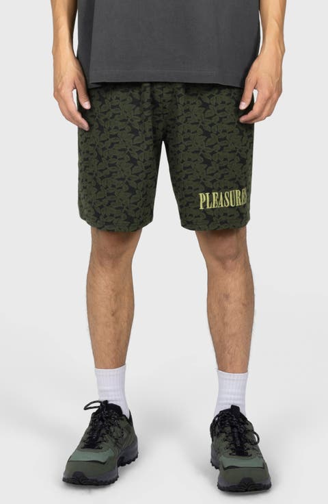 Leaf Jacquard Shorts