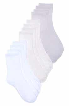 Tahari 6-Pack Ribbed Full Cushion Crew Socks
