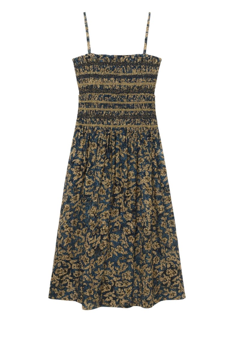 Charlene Smocked Dress, Alternate, color, Navy Multi