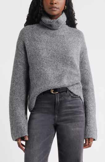 Treasure & Bond Fuzzy Turtleneck Sweater