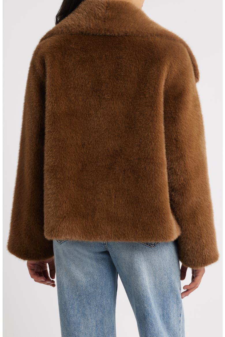 Faux Fur Jacket, Alternate, color, MINK