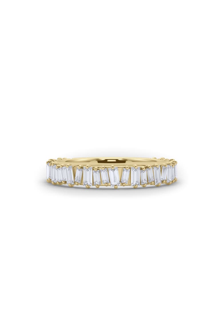 Lab Created Baguette Diamond Band Ring, Alternate, color, 18K YELLOW GOLD