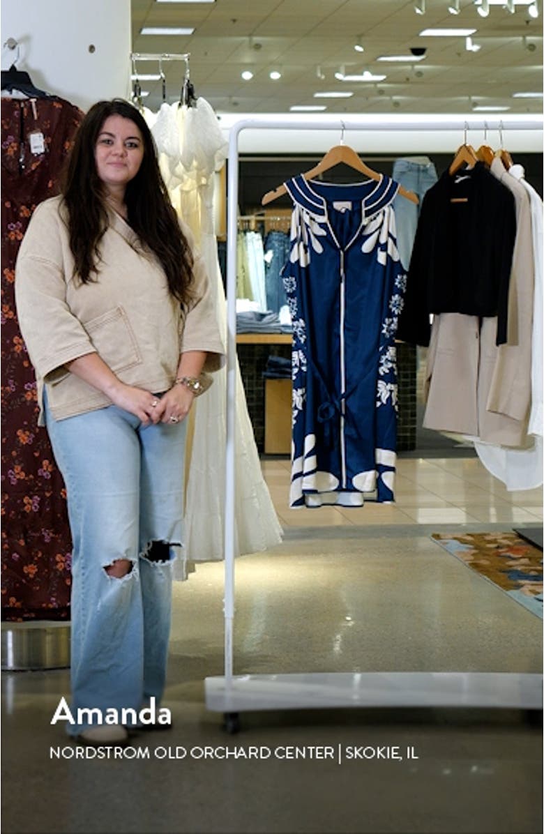 Kyndra Print Sleeveless Minidress, sales video thumbnail