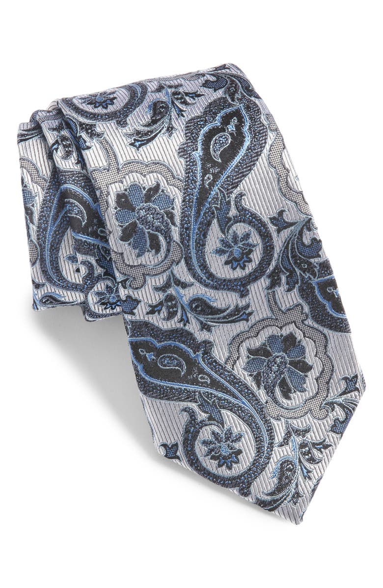 Nordstrom Paisley Silk Tie, Main, color,
