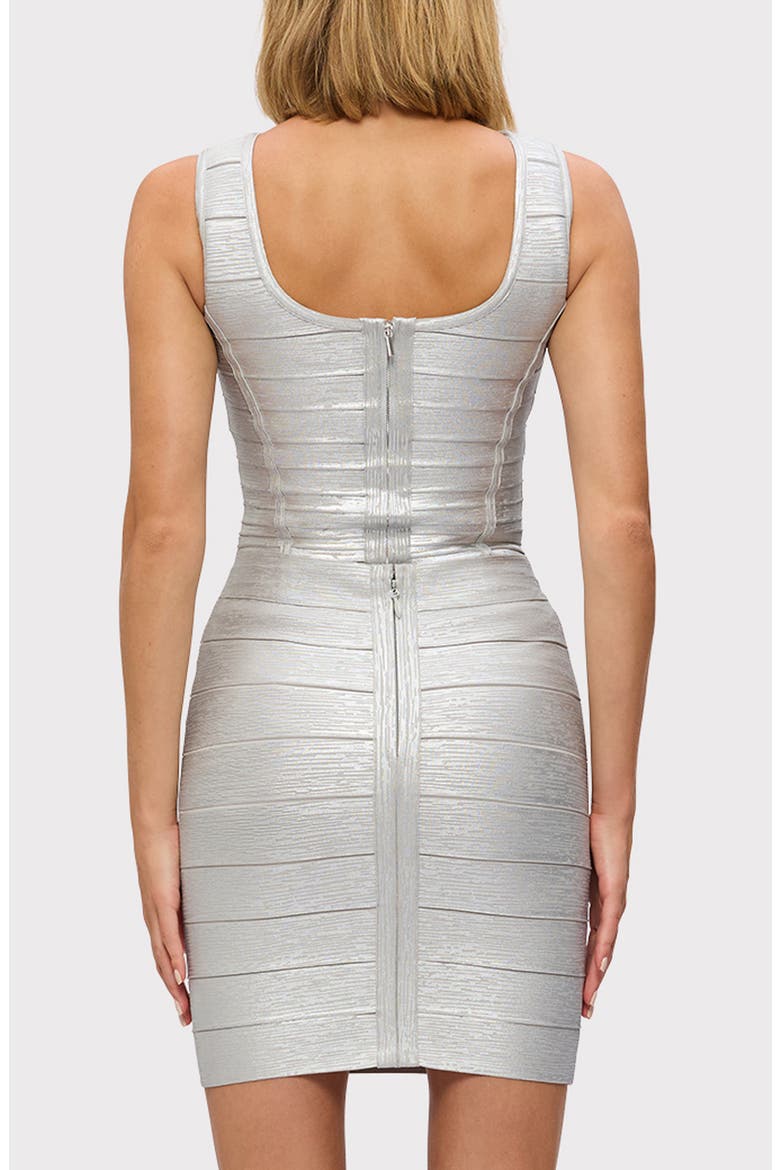 The Metallic Sienna Top, Alternate, color, SILVER FOIL