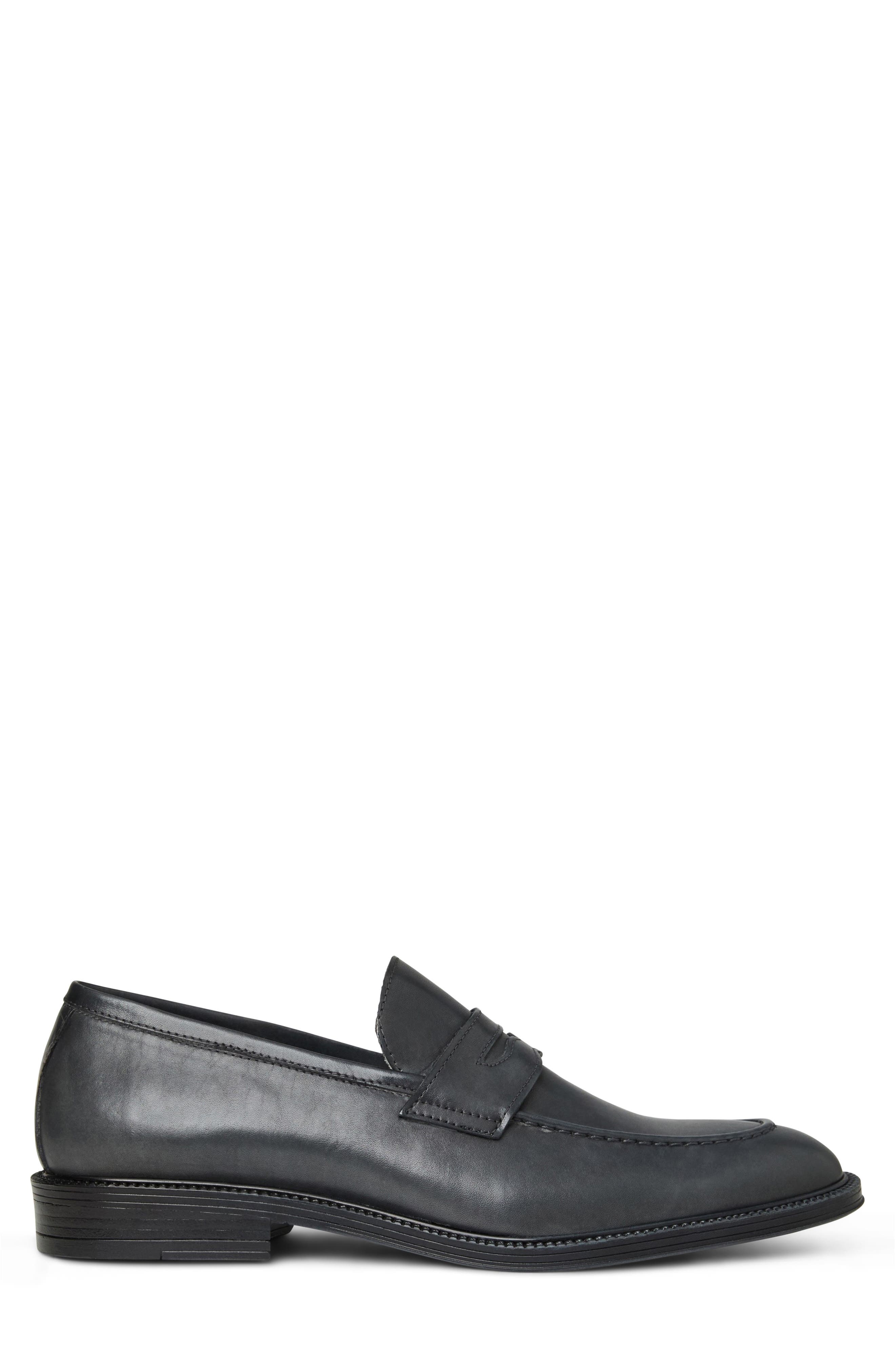 Bruno Magli Dorzano Penny Loafer, Alternate, color, Grey