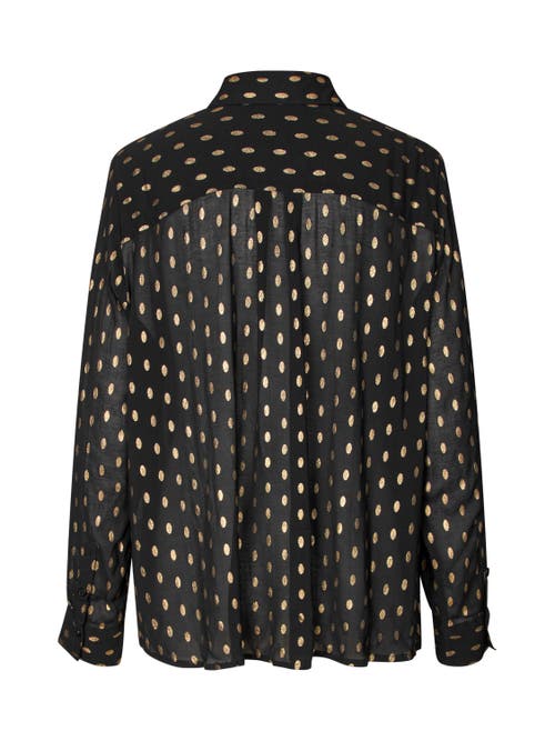Masai Copenhagen Mainoria Neck Tie Shirt In Black