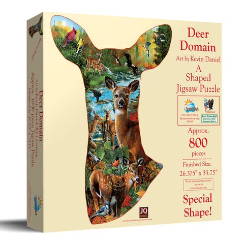 Deer Domain 800 piece Jigsaw Puzzle for Adults Special Shape