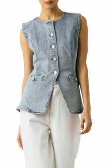 BLANKNYC Classic Denim Vest