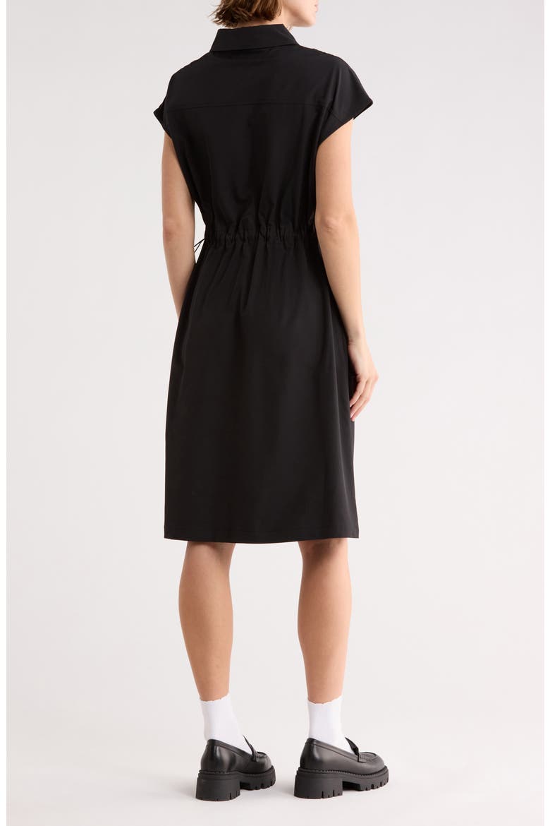 Woven Dress, Alternate, color, BLACK