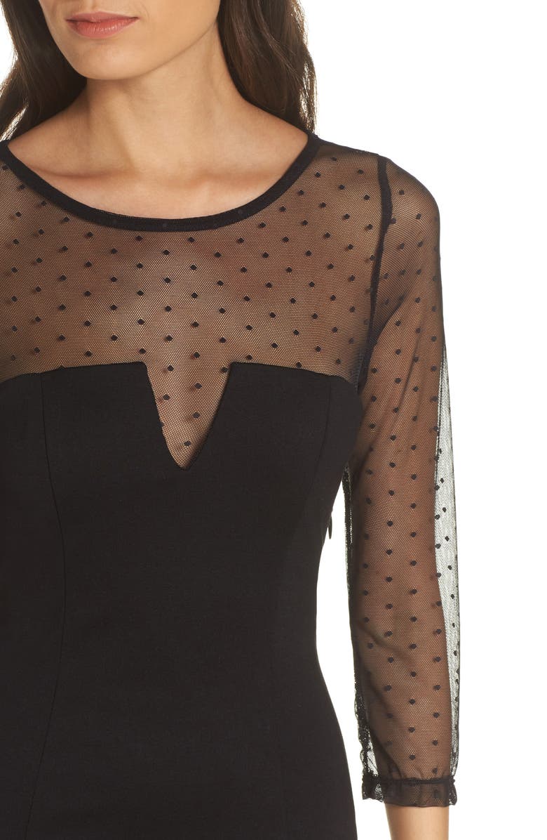 Fraiche by J Point d'Esprit Trim Minidress, Alternate, color, 