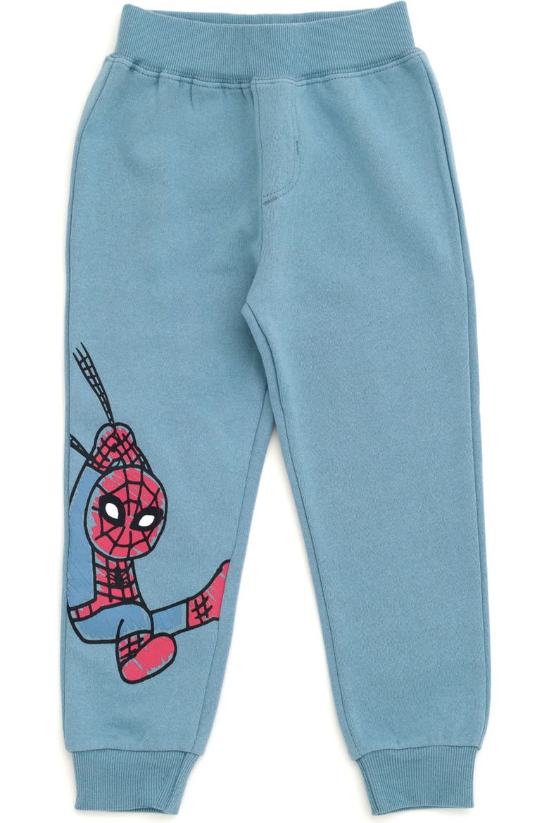 Avengers Fleece 2-Piece Sweatshirt and Pants Set, Alternate, color, Dusty Blue