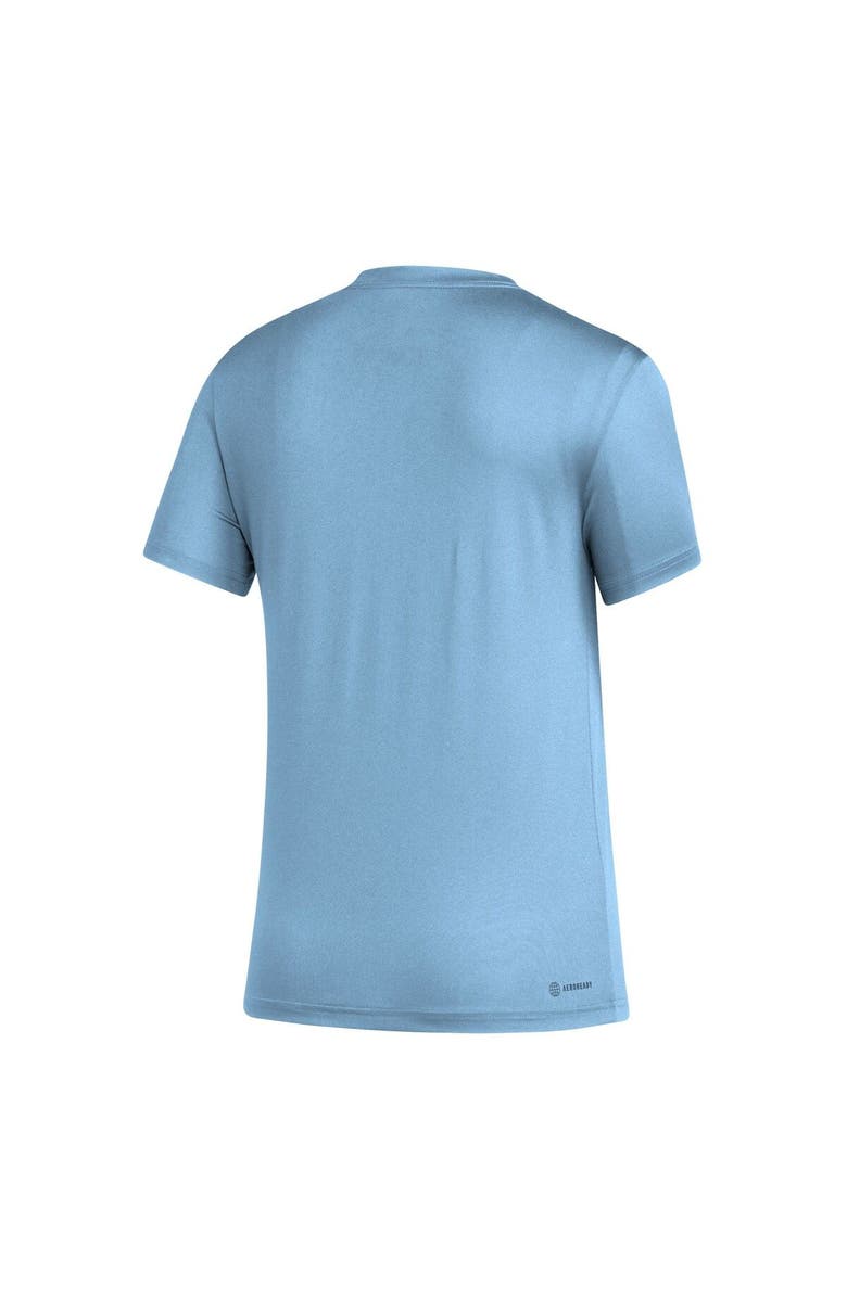 adidas Women's adidas Light Blue Sporting Kansas City AEROREADY Club Icon T-Shirt, Alternate, color, Light Blue