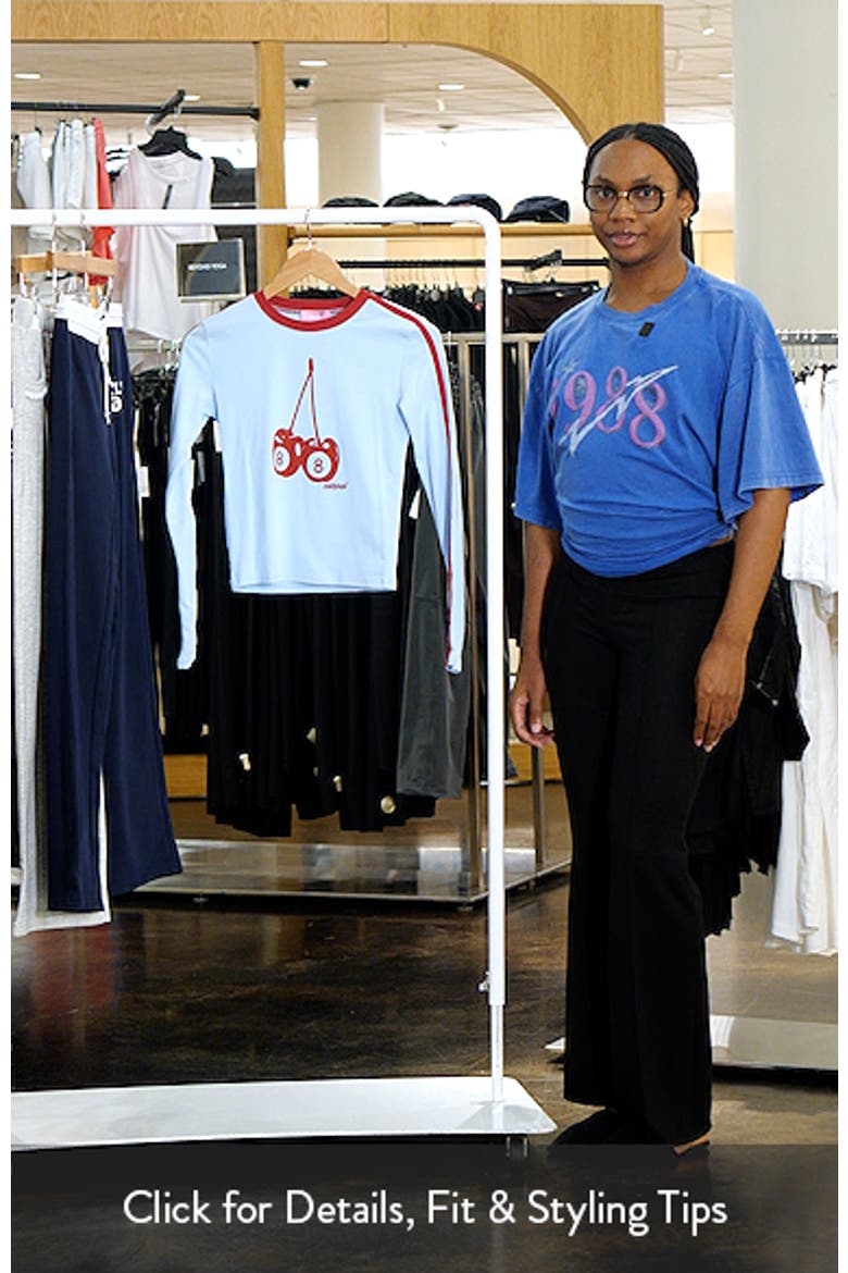 Cherry 8 Long Sleeve Stretch Cotton T-Shirt video