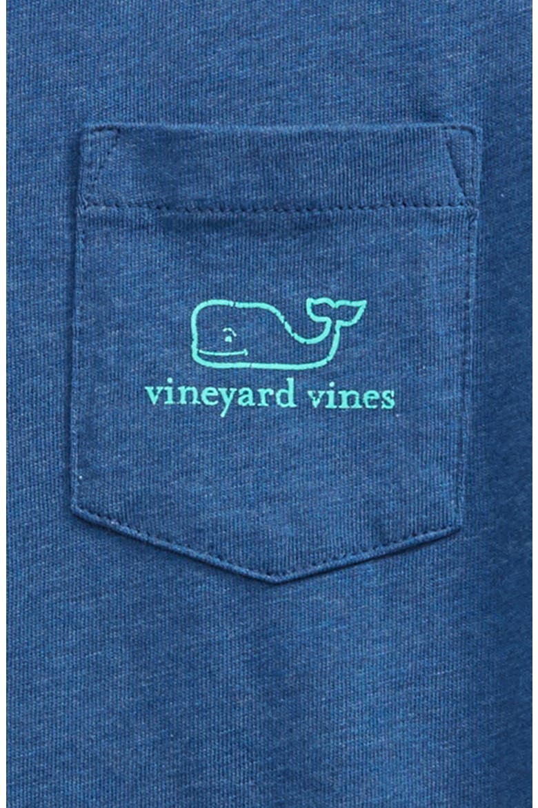 Heathered Vintage Whale Pocket T-Shirt, Alternate, color, MOONSHINE