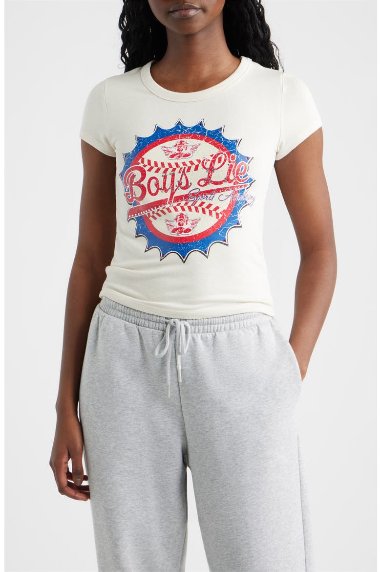 Sporty Spice Graphic Baby Tee, Main, color, WHITE