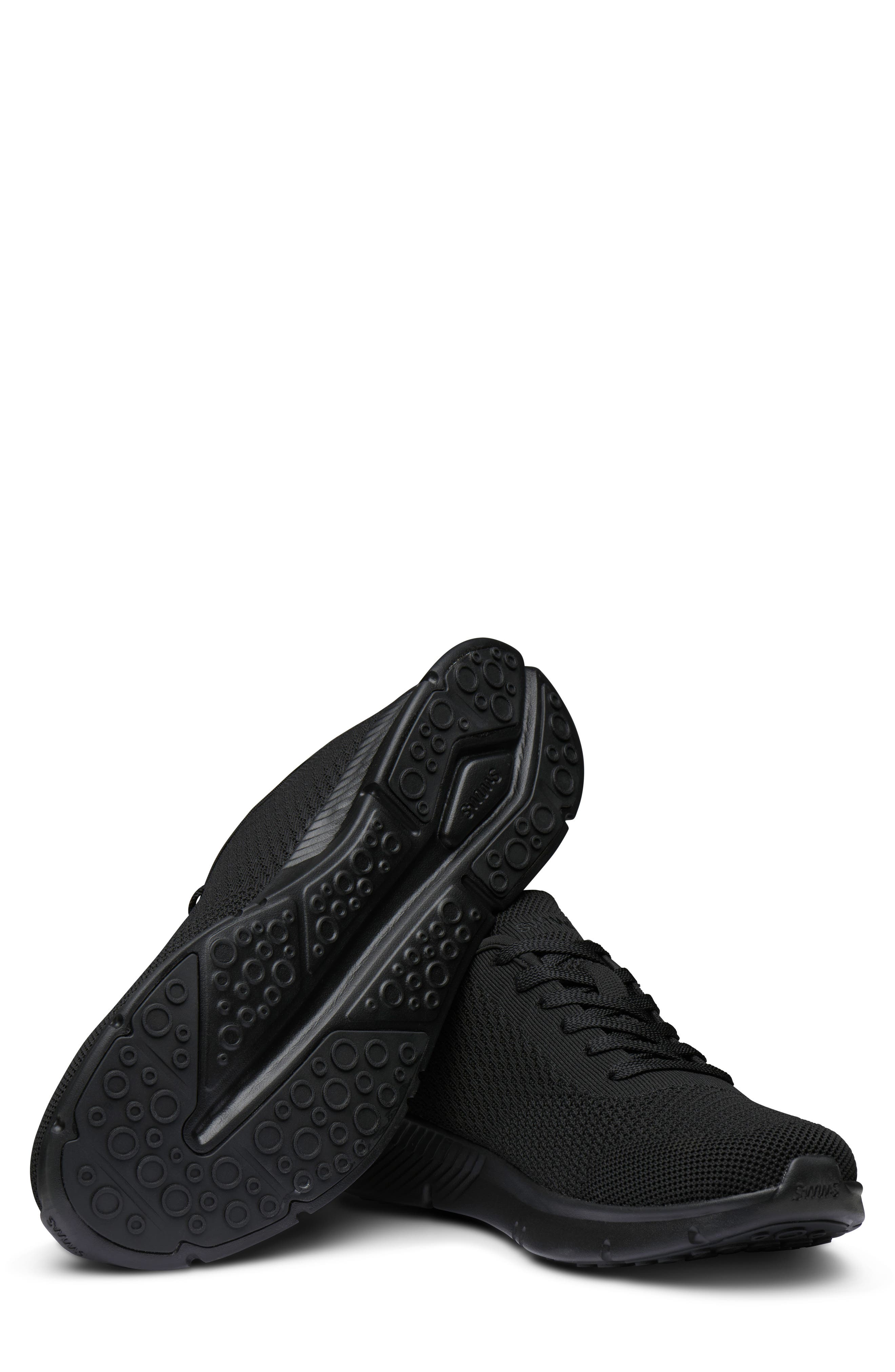 Swims Mare Knit Trainer Sneaker, Alternate, color, Black
