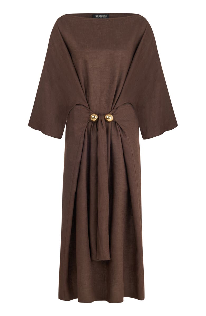 Nocturne Accessory Detailed Midi Dress, Alternate, color, 