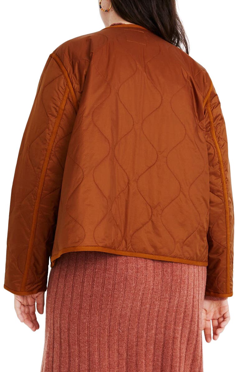 Madewell Quilted Liner Jacket, Alternate, color,