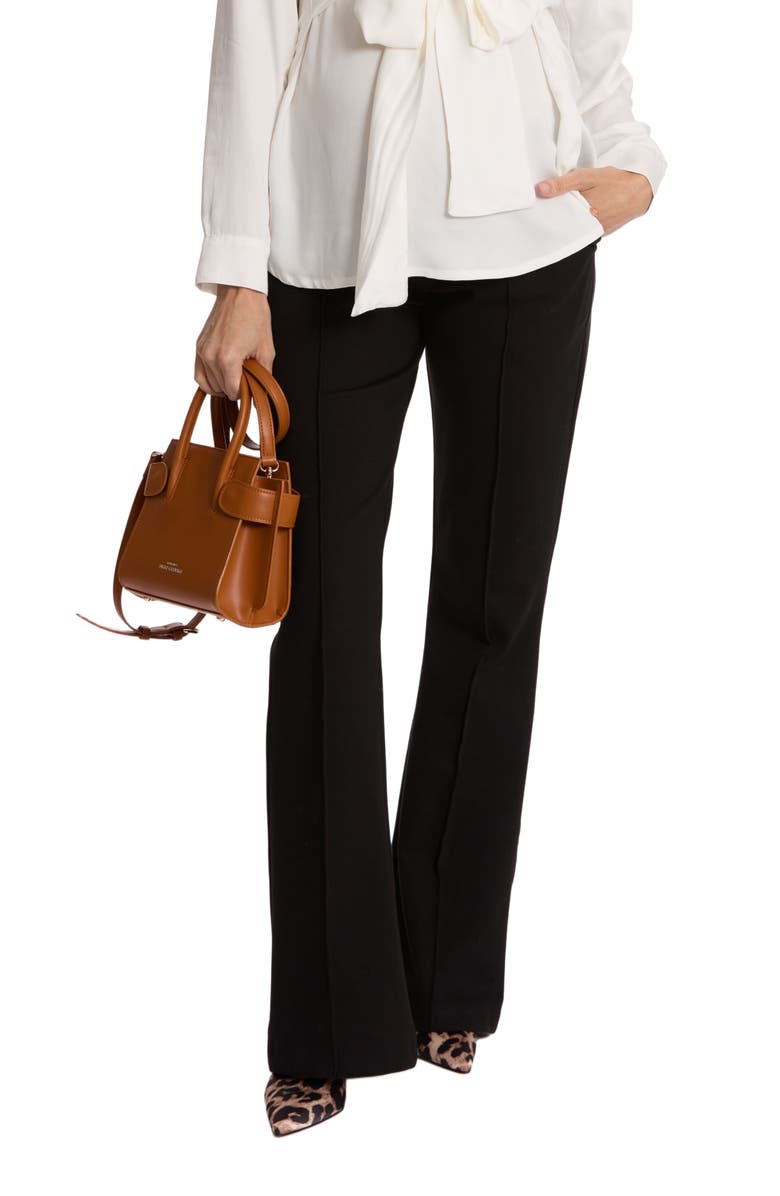 Cache Coeur Fabio Maternity Flare Trousers, Alternate, color, Black