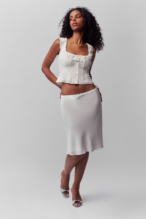 Guizio Paloma Skirt In White
