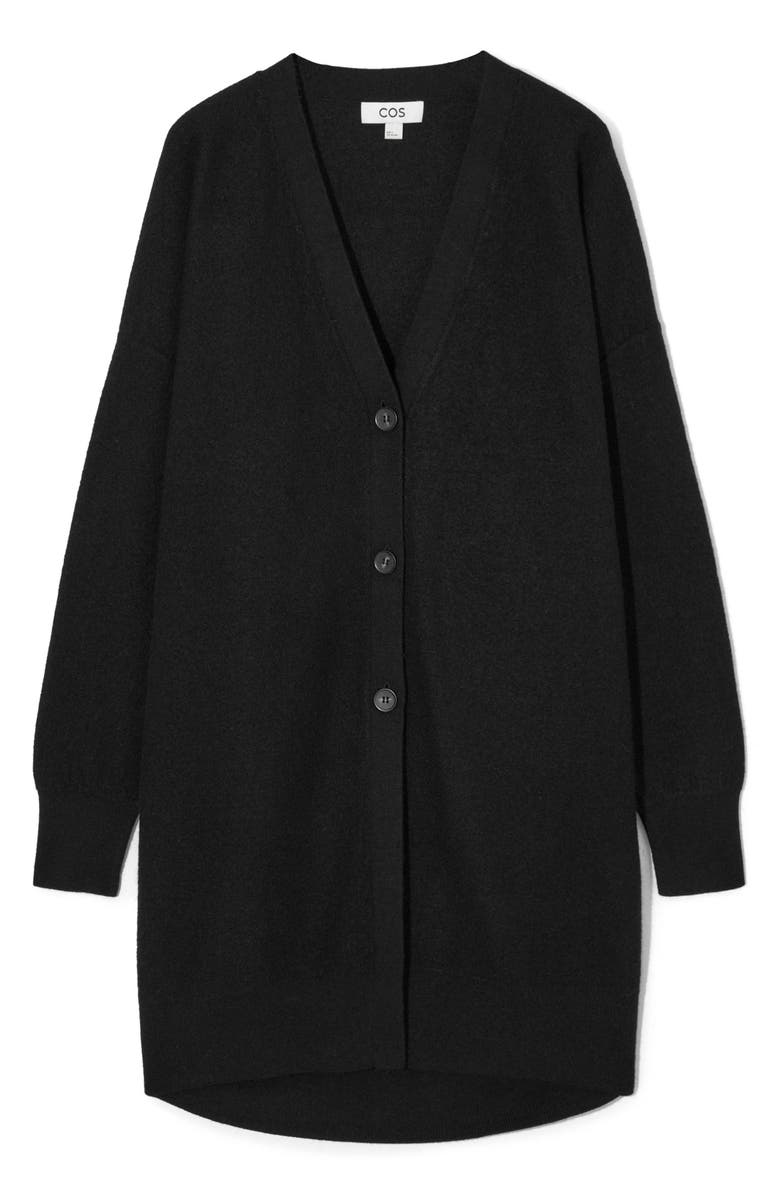 COS Wool Longline Cardigan, Alternate, color,