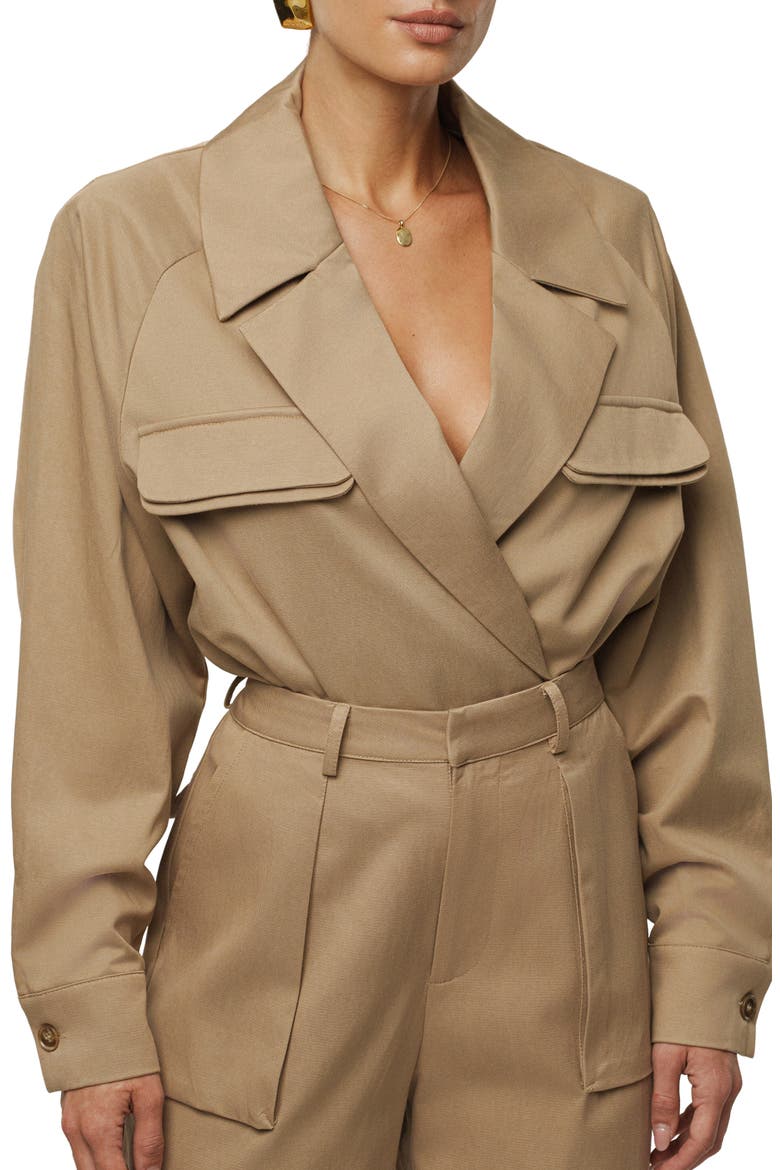 Theory Bodysuit, Alternate, color, BEIGE