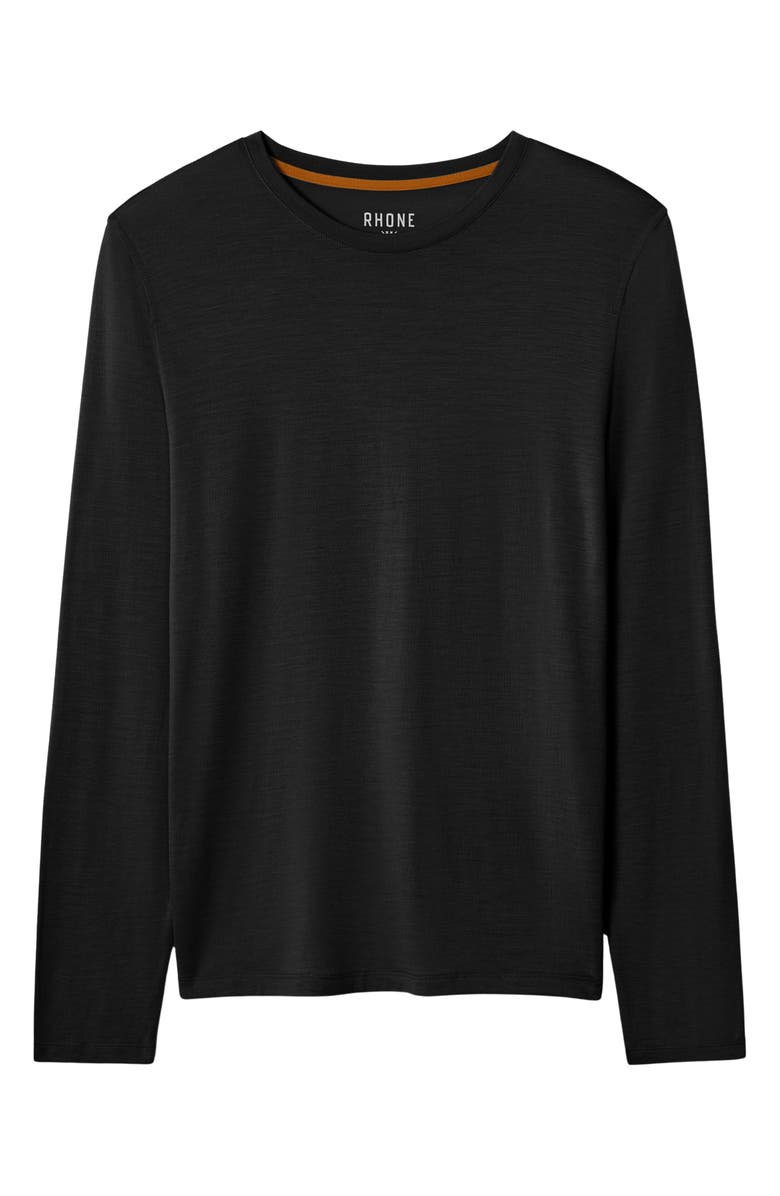 Rhone Modino Long Sleeve Wool Blend Crewneck T-Shirt, Alternate, color, 