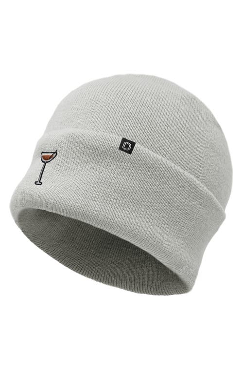 Dalix Espresso Martini Beanie Cap In Gray