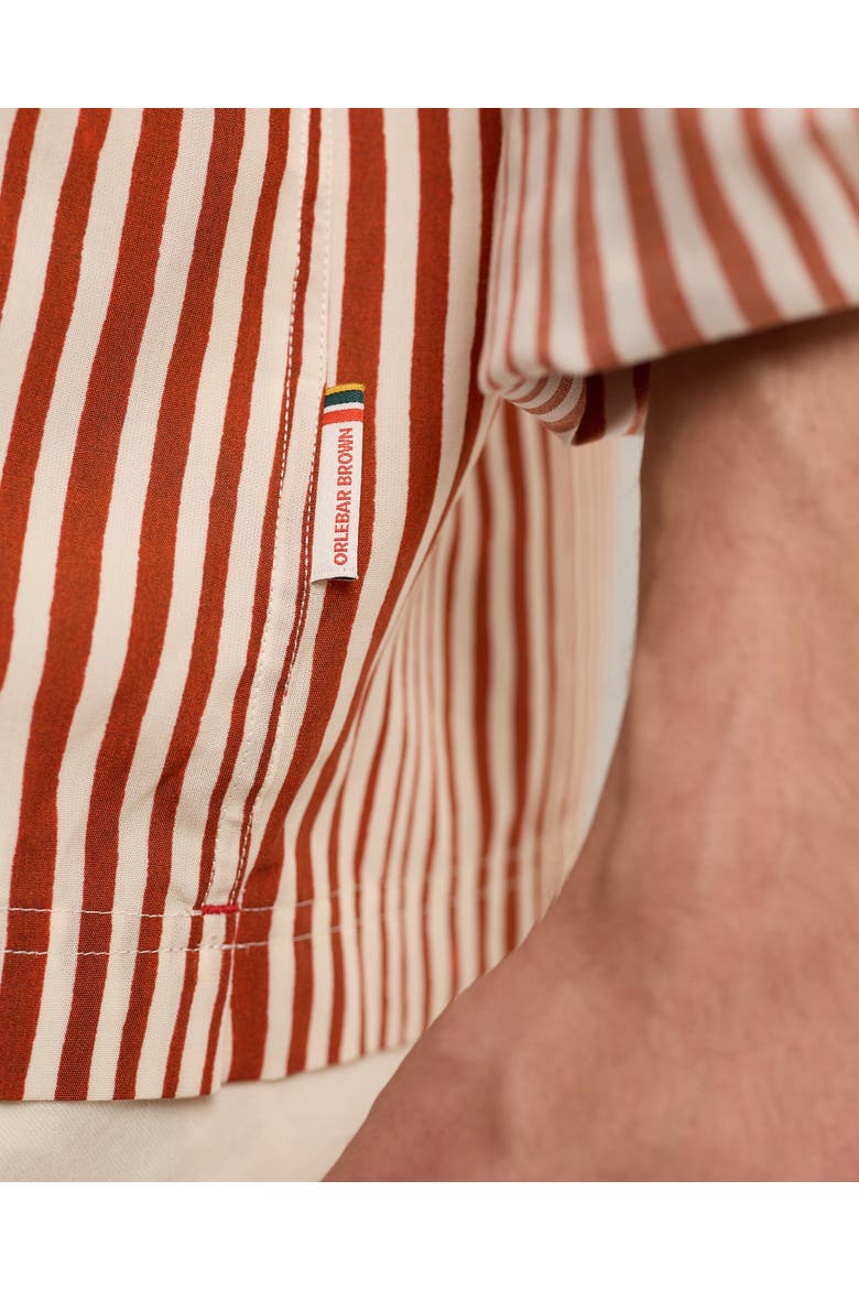 Ridley Relaxed-Fit Shirt, Alternate, color, SUMMER RED/WHITE