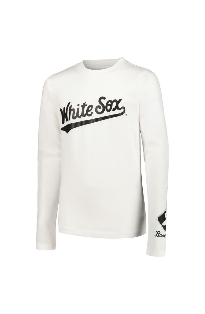 STITCHES Youth Stitches Black/White Chicago White Sox T-Shirt Combo Set, Alternate, color, Black