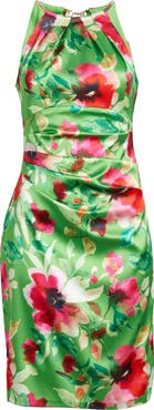 Eliza J Floral Print Minidress