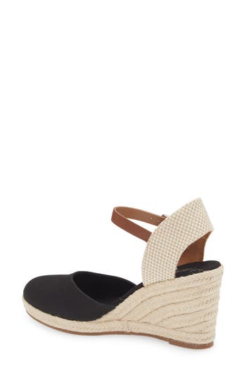Nordstrom Rack Sonia Wedge Sandal In Black