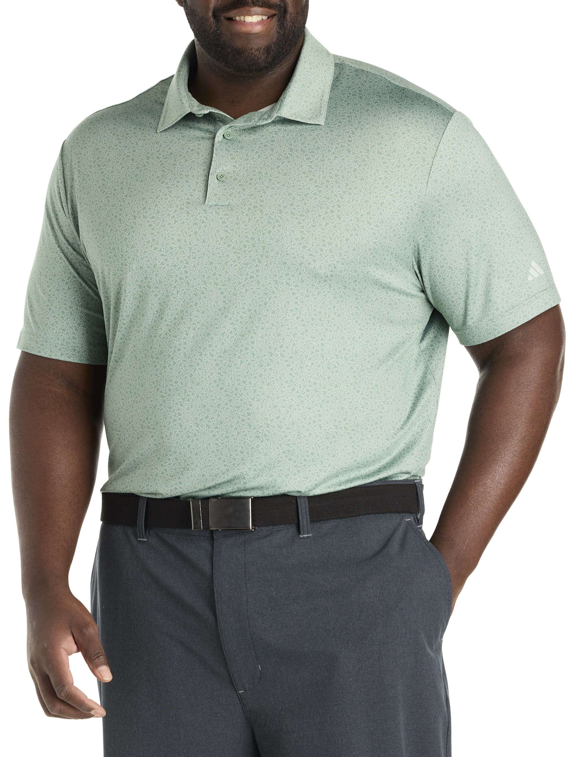 adidas big and tall polo shirts