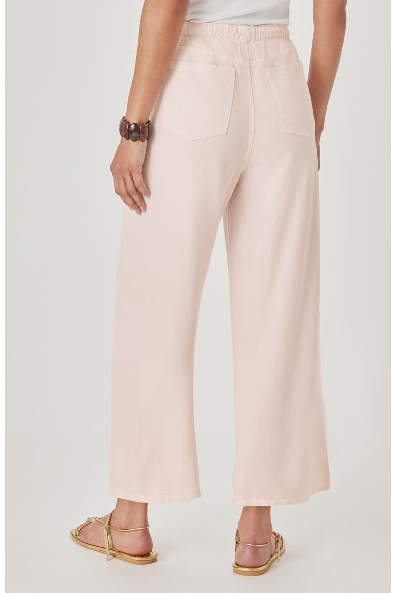 Lounge Wide Leg Crop Jeans, Alternate, color, ROSE PETAL