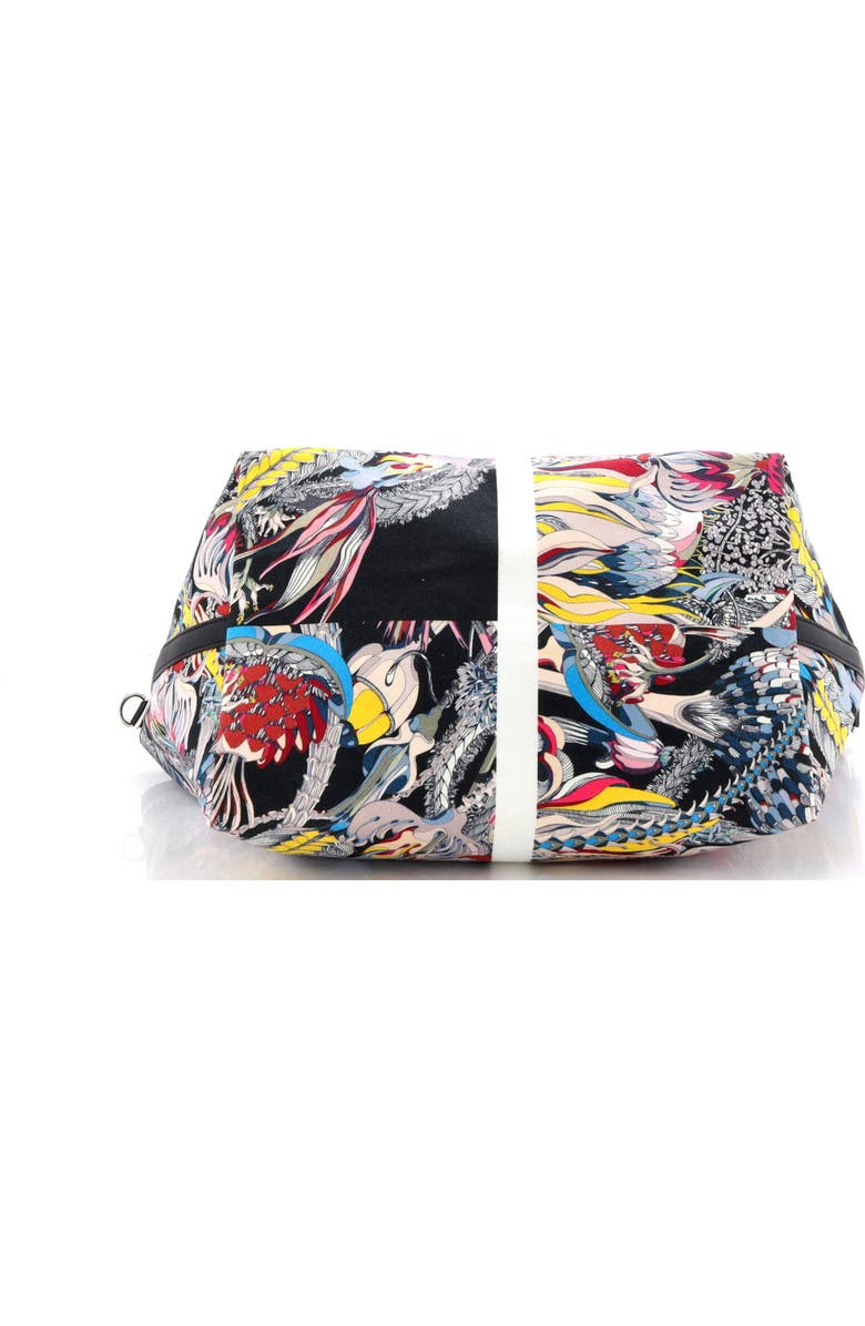 Pre-Owned Hermes Petit H So Tote Printed Canvas, Alternate, color, Multicolor