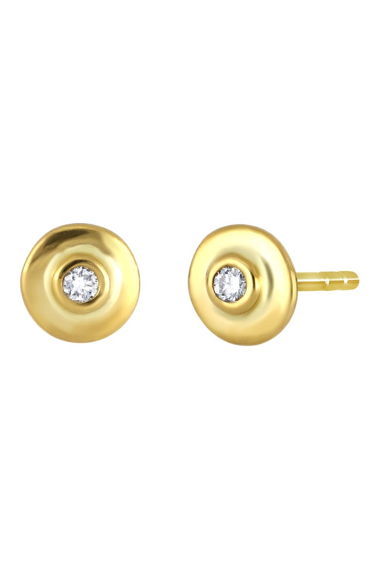 Monaco Diamond Stud Earrings (Nordstrom Exclusive), Main, color, 18K YELLOW GOLD