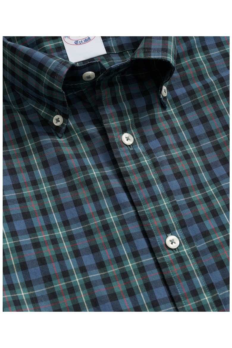 Friday Plaid Cotton Poplin Button-Down Shirt, Alternate, color, BISTRO GREEN TARTAN