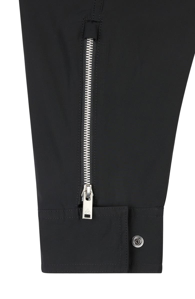 Moose Knuckles Charlesbourg Water Repellent Jacket, Alternate, color, Black