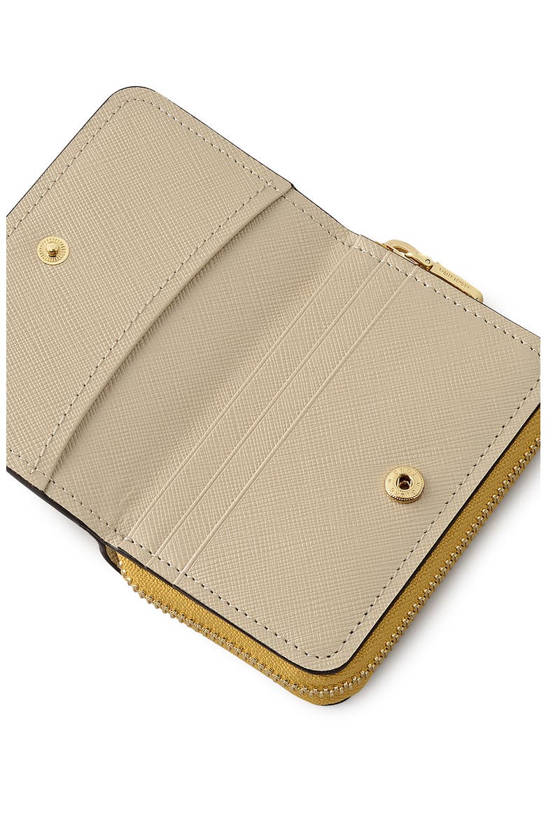 Beech Row Leather Zip Around Wallet, Alternate, color, OCHRE