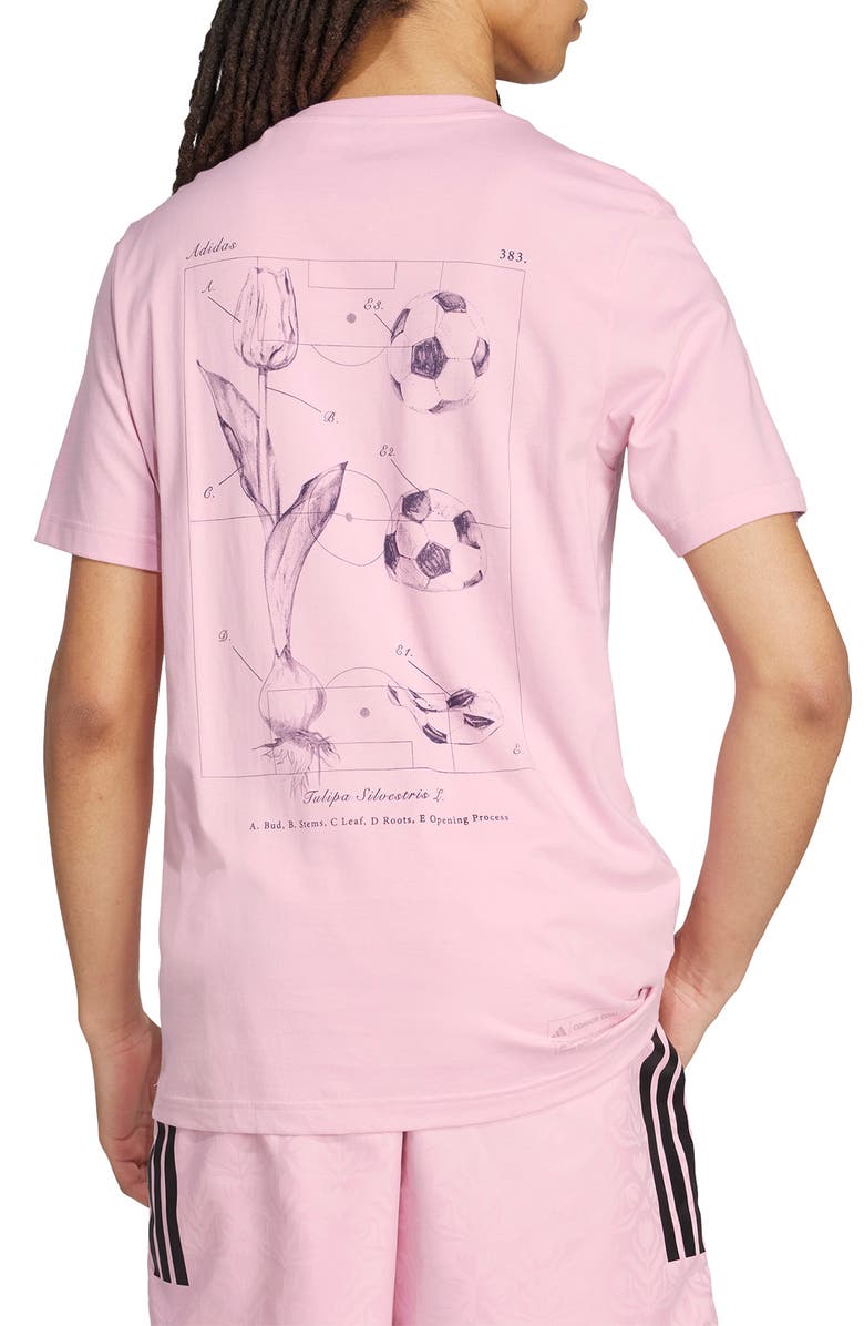 adidas House of Tiro Tulip Graphic T-Shirt, Alternate, color, True Pink