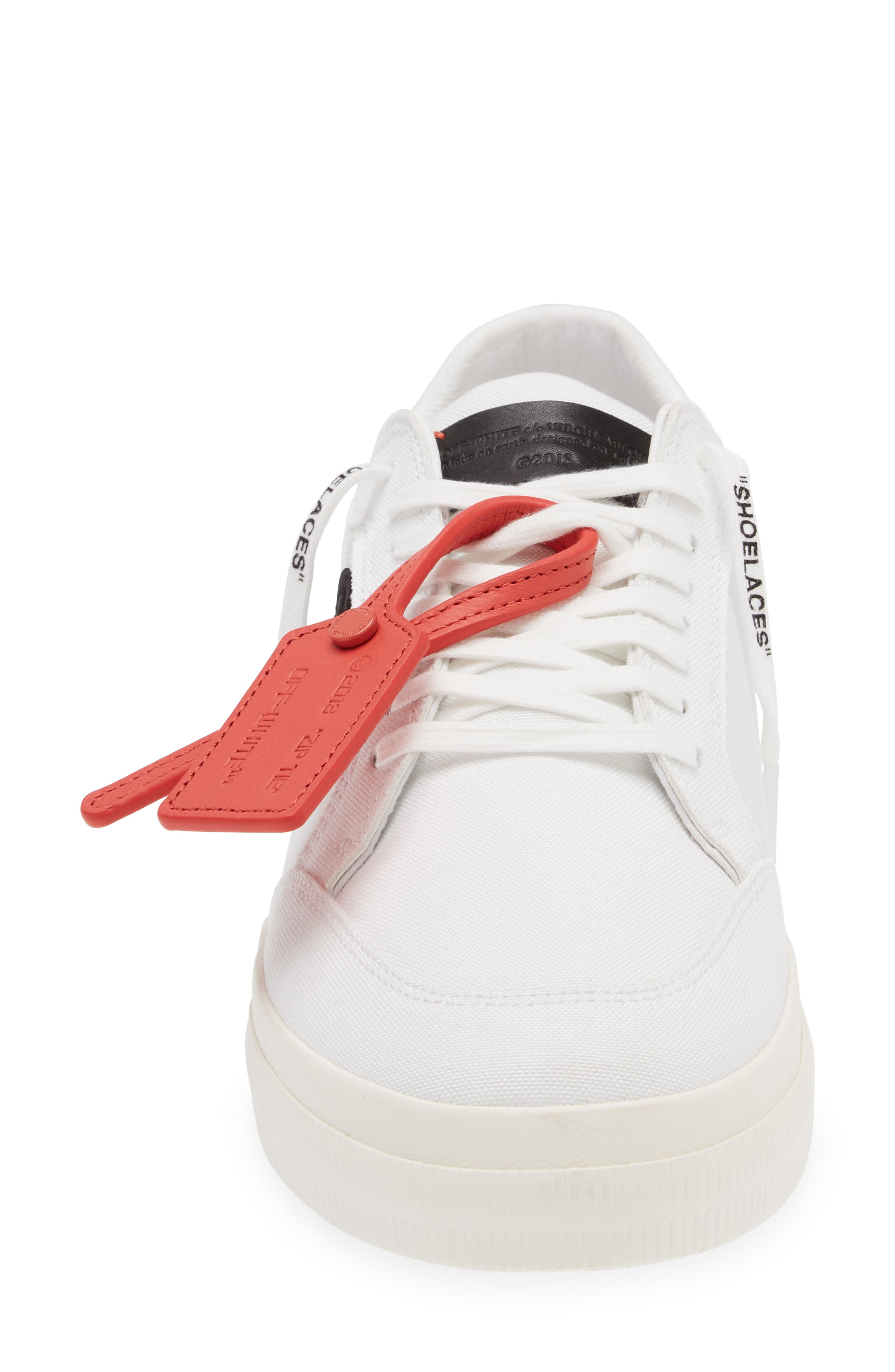 Off-White New Low Sneaker, Alternate, color, White Black