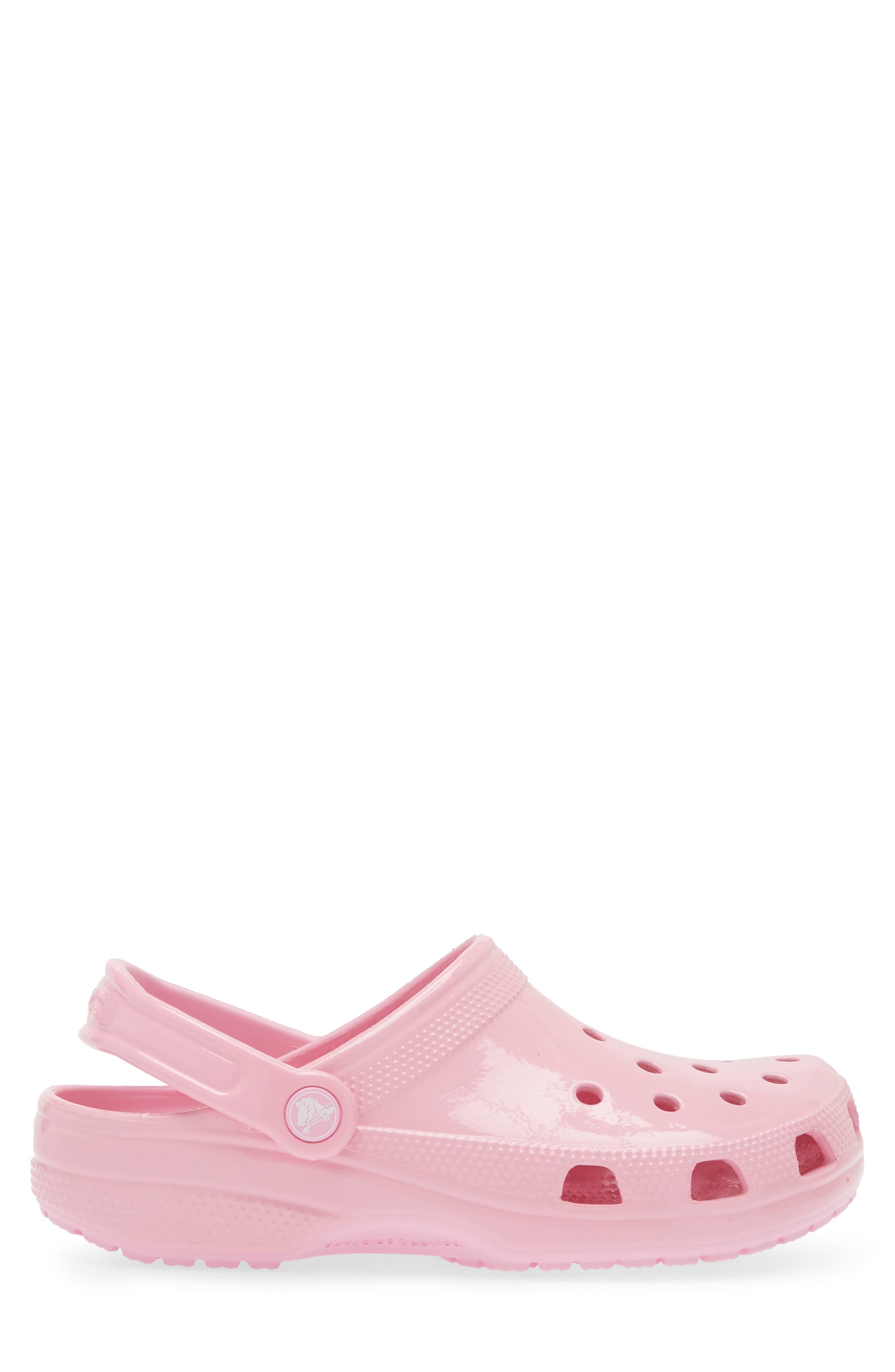Classic High Shine Clog, Alternate, color, PINK TWEED