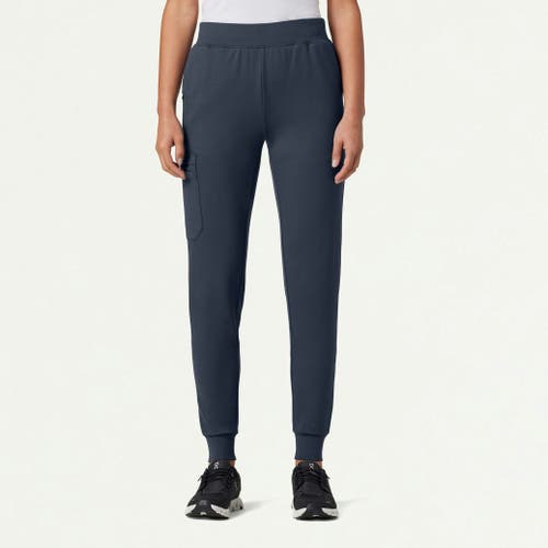 Jaanuu 6-pocket Slim Knit Scrub Jogger In Green